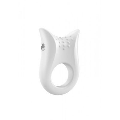 OVO B2 White Chrome Cock Ring