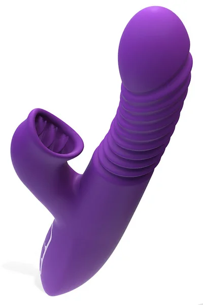 Pipedream Thrusting 9.5" Rabbit Vibrator With Heat Function & Petal Stimulator — image 14 of 15