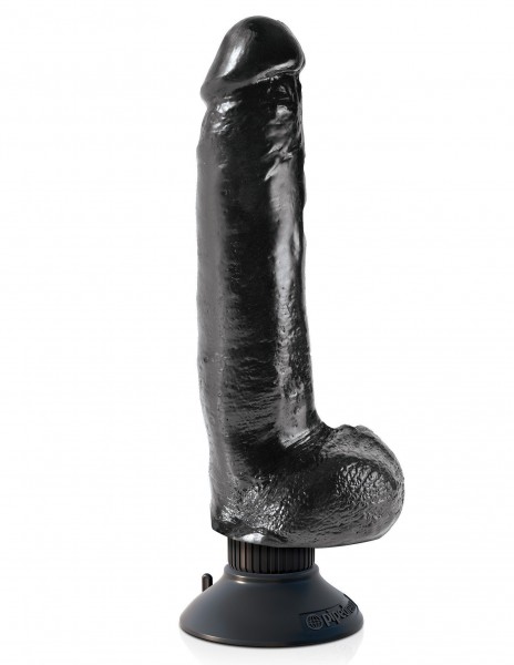 King Cock 9 in. Vibrating Cock with Balls