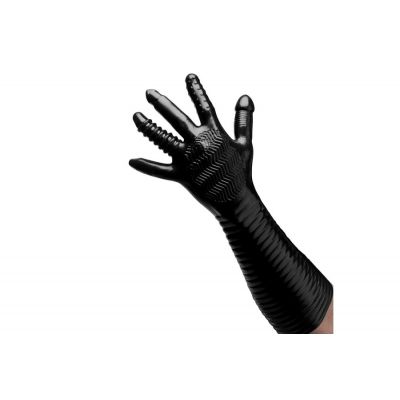 Extra Long Textured Fisting Glove