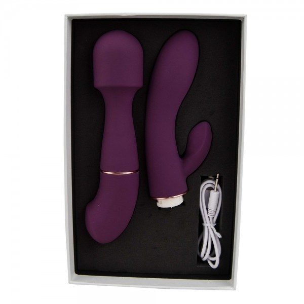 Loving Joy DUA Interchangeable Silicone Vibrator