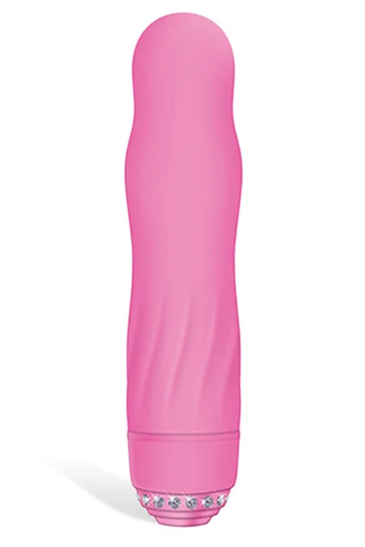 Adam and Eve Silicone 4.75" Vibrator with Rhinestone Accents — image 5 of 5