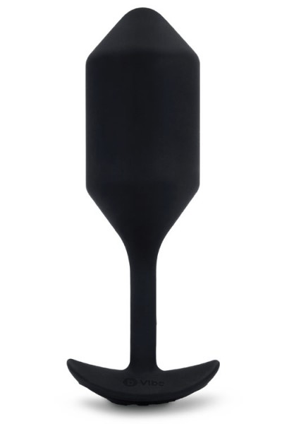 B-Vibe Vibrating Weighted 5.35" Snug Plug - XL