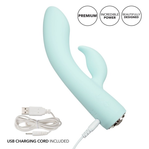 Jopen Marilyn 7.5" Rabbit Vibrator with Crystal Base