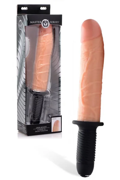 Master Series 9" Realistic Vibrating Dildo Thruster — image 6 of 10