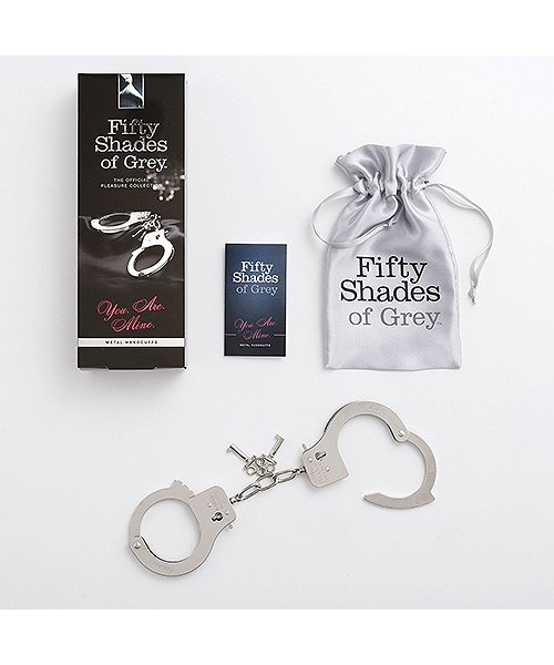 Fifty Shades of Grey You. Are. Mine. Metal Handcuffs