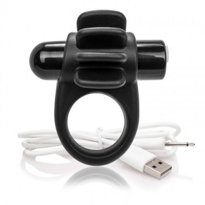 Charged Skooch Cock Ring Black