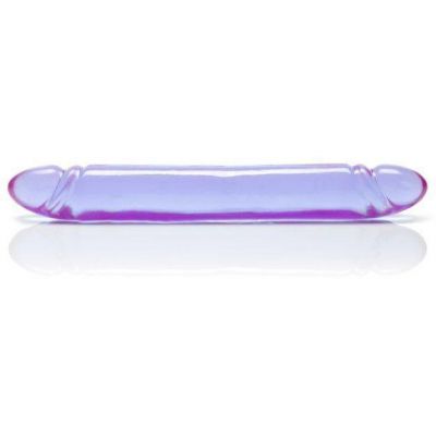 12 Reflective Gel Smooth Double Dong