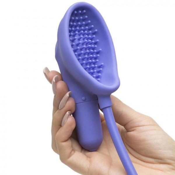 Vibrating Silicone Pussy Pump with Teasing Ticklers