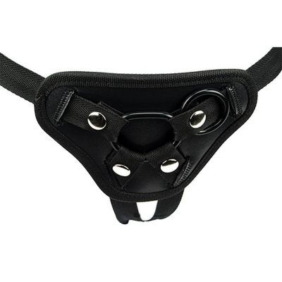 Loving Joy Universal Black Harness with 2 Interchangeable O Rings