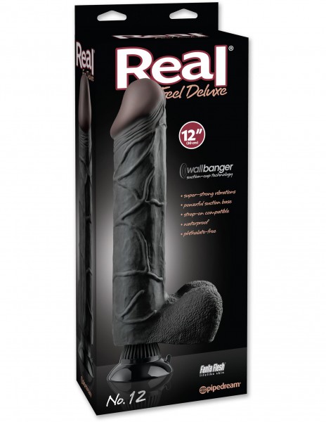Real Feel Deluxe No. 12 Vibrating 12" Dildo