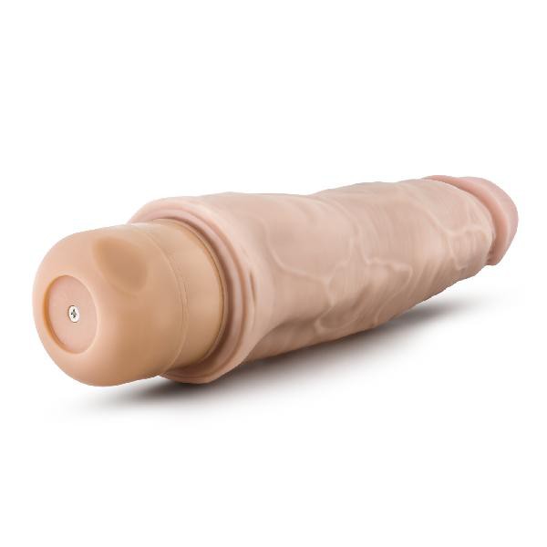 Dr Skin Cock Vibe 14 8in Vibrating Cock Beige — image 5 of 6
