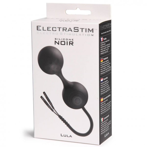 ElectraStim Lula Noir Silicone Kegel Balls with E-Stim