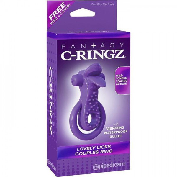 Fantasy C-Ringz Vibrating Lovely Licks Couples Ring