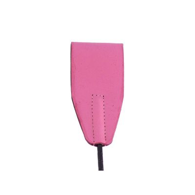 Harmony Pink Leather Riding Crop