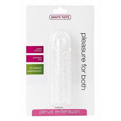 Ridged penis extension
