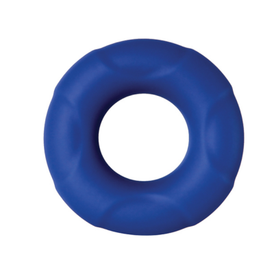 Adam Eve Big Man Silicone Cock Ring Blue