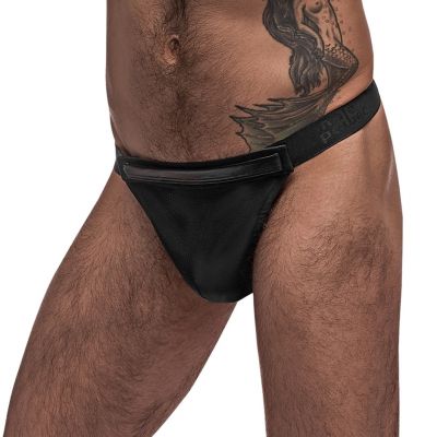 Male Power Black Rip Off Thong