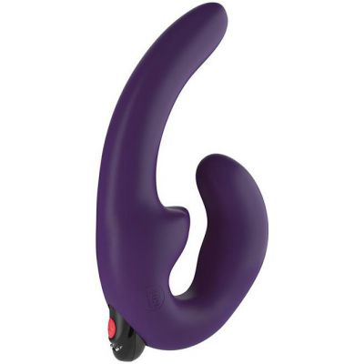 Fun Factory Sharevibe Vibrating Strapless Strap On Violet