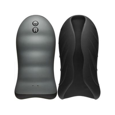 OptiMale SILICONE AUTO HEATING VIBRATING STROKER