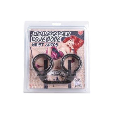 Silk bondage rope cuffs