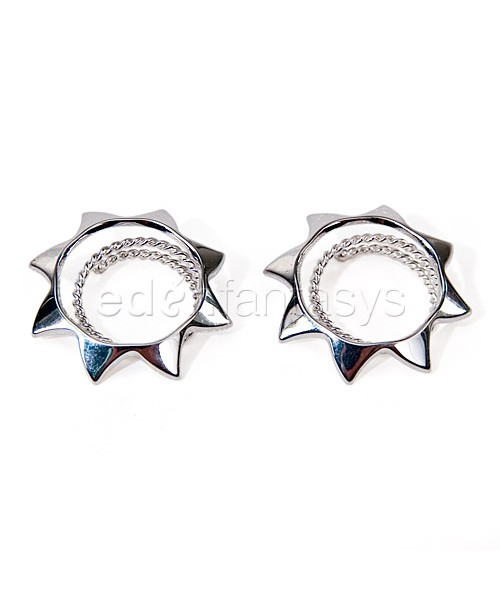 Silver sun nipple shields