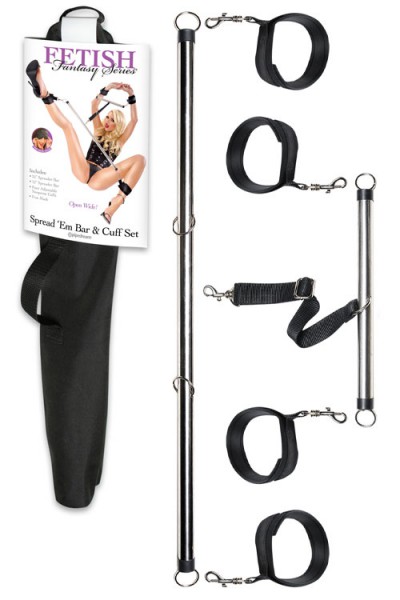 Pipedream Arm & Leg Spreader Bars With Cuffs