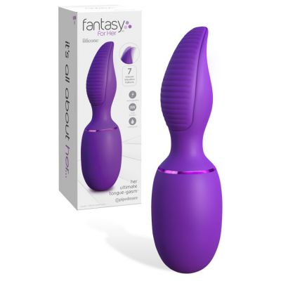 Pipedream Tickling Tongue 7 Silicone Clitoral Vibrator