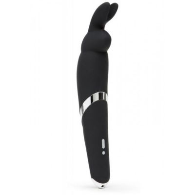 Happy Rabbit Rechargeable Wand Vibrator Black