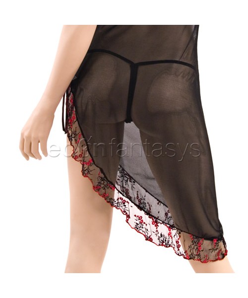 Embroidered ecstasy chemise set — image 6 of 6