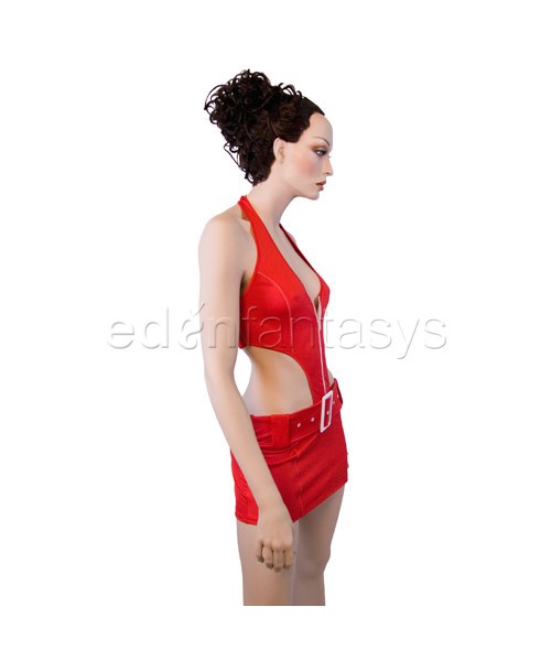 Red soda pop girl