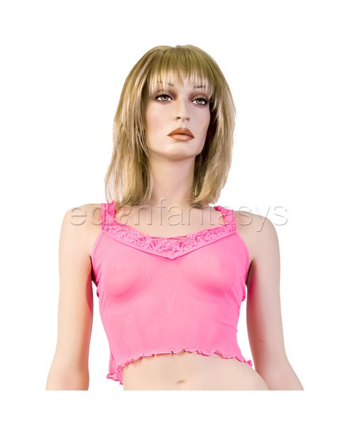 V cut mesh cami set
