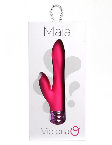 Maia Victoria Crystal Gems Silicone Dual Vibrator