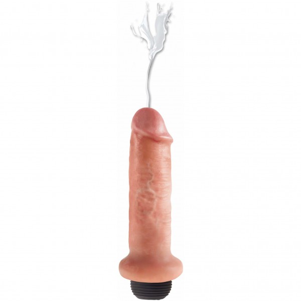 King Cock 6" Squirting Realistic Dildo + Free Accesories