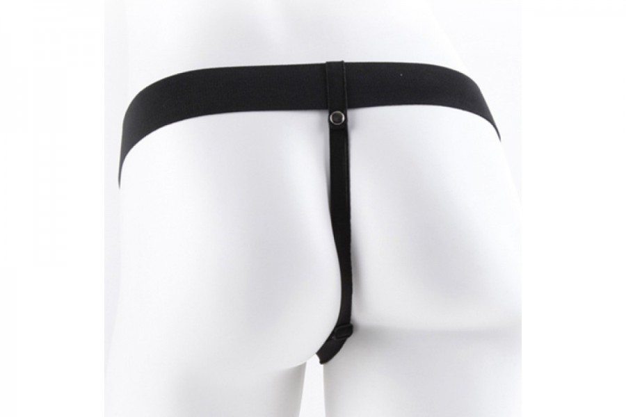 Fetish Fantasy 7 inch Realistic Hollow Strap On with Balls