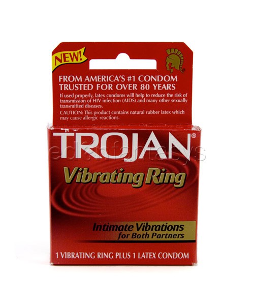Trojan vibrating ring and condom