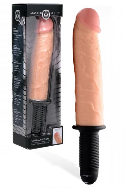 Master Series Onslaught 14.5" Vibrating Dong Thruster — image 7 of 12