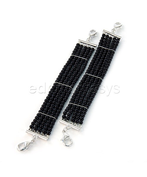 Plaisir nacre black pearl cuffs