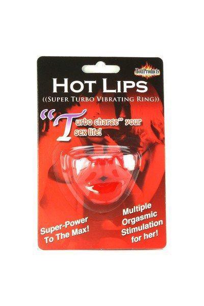 Hot lips cock ring