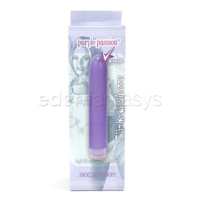 Vivid purple passion 7 pleaser vibe and sleeve