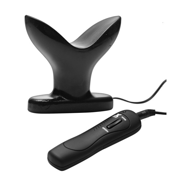 Master Series Ass Anchor Anal Plug - 10 Function Black