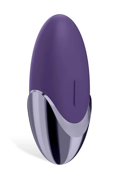 Satisfyer Purple Pleasure 3.7" Lay On Clitoral Vibrator — image 12 of 22