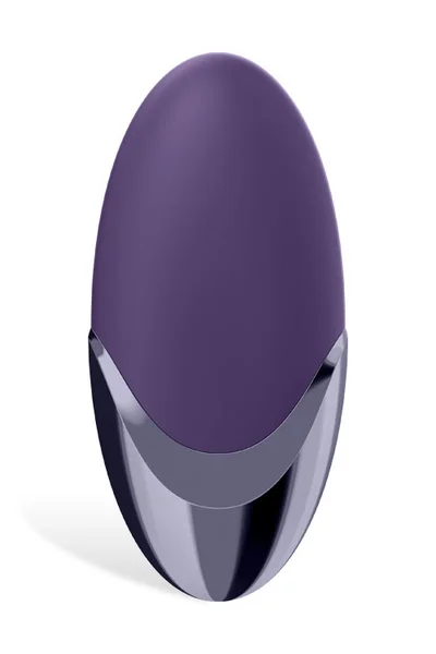Satisfyer Purple Pleasure 3.7" Lay On Clitoral Vibrator — image 14 of 22