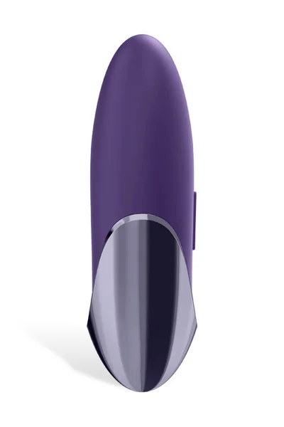 Satisfyer Purple Pleasure 3.7" Lay On Clitoral Vibrator — image 13 of 22