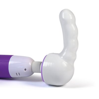 Curved massager attachment