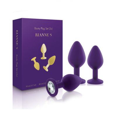Rianne S Booty Plug Set 3x Purple
