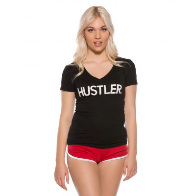 HUSTLER R Women s Classic Logo Tee