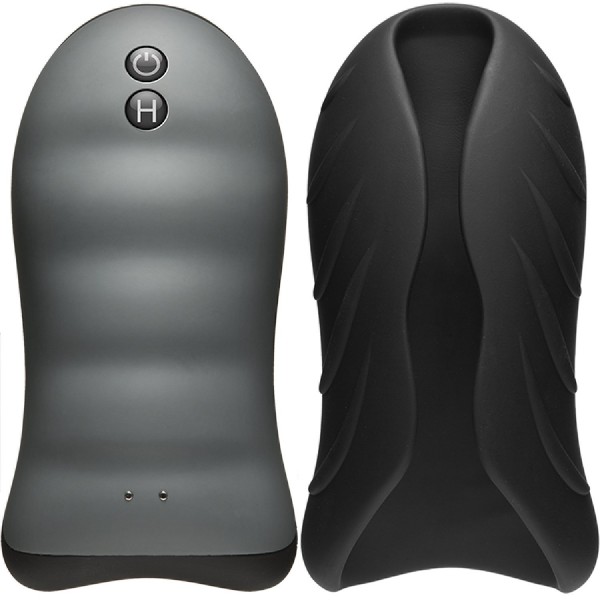 Silicone Warming Stroker - Vibrating - Rechargeable