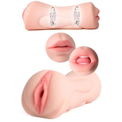 Zemalia Realistic 7 5 Masturbator with 2 Built In Cock Rings