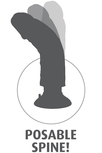 Pipedream 7" Vibrating King Cock and Balls